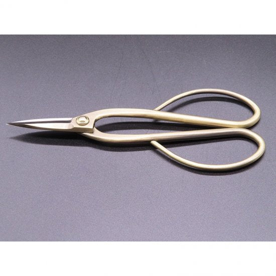 Bronze long handled bonsai scissors