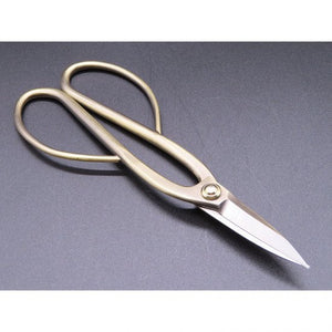 Bronze long handled bonsai scissors