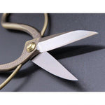 Load image into Gallery viewer, Traditional bronze long blade gardening scissors
