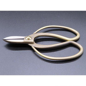 Traditional bronze flower scissors "type KORYU"