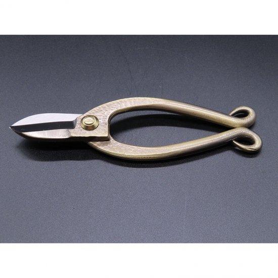 Traditional bronze flower scissors "type IKENOBOU"