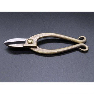 Traditional bronze flower scissors "type IKENOBOU"
